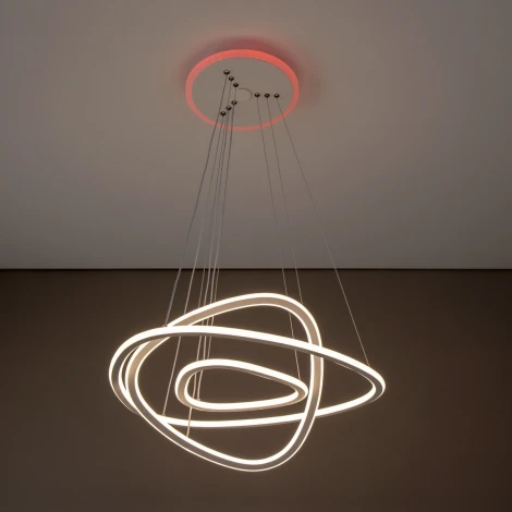 Подвесная люстра RGB Wi-Fi Citilux Неон Смарт CL731A330E (LED, 220V, умный дом - Алиса, на тросе)