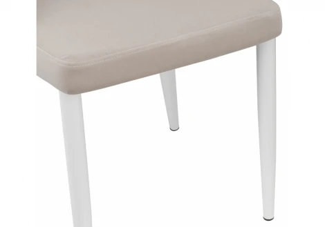 Стул Woodville на металлокаркасе Kora white / beige 15222