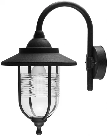 Уличный настенный светильник Escada 30010 30010W/01 E27*100W IP44 Black