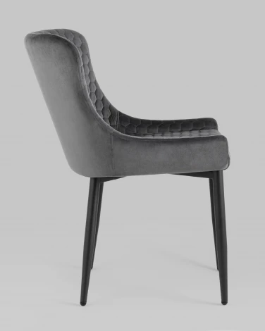 Стул Stool Group Ститч Хани велюр серый УТ000031316