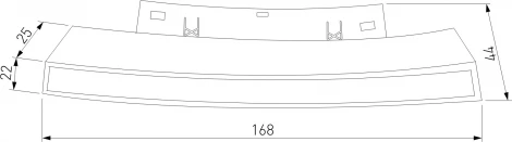 Трековый светильник магнитный для радиусного шинопровода Elektrostandard Slim Magnetic 85179/01 8W 4200K Planar чёрный Ø 800мм (LED, 48V)