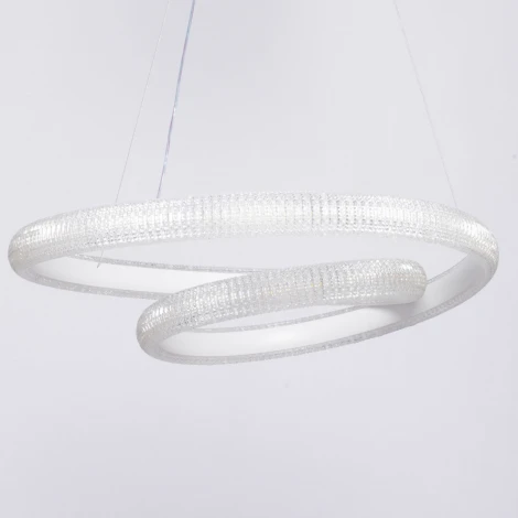 Подвесной светильник DeMarkt Оскар 510015301 (LED, 220V, пульт управления, на тросе)