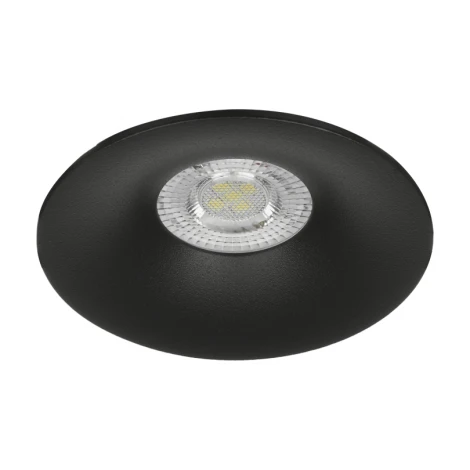 Встраиваемый светильник под лампу MR11 с цоколем GU10 черный Wolta Acento WDL-MR11/04BL-R