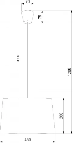 Подвесной светильник Maja 1883 (220V, на проводе)