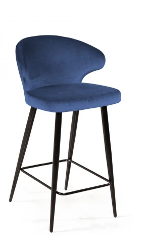 Стул полубарный Richard, бархат синий 29 Top Concept RICHARD 80600