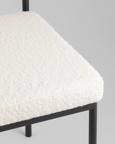 Стул обеденный Stool Group Балла букле молочный УТ000041910