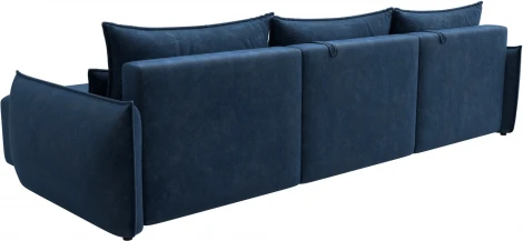 Диван угловой Лига-051 НПБ Лонг угол универсальный Лига Диванов (Велюр) арт.128728