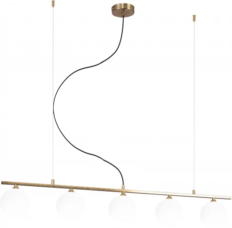 Подвесной светильник Moderli Sector V3080-5P (220V, на тросе, шарики)