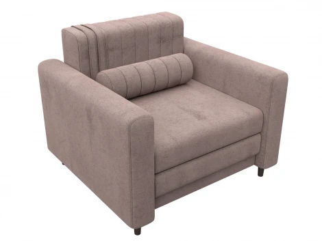 Кресло Лига-070 (ЛДСП,Брус,Фанера/Дерево/Велюр/Бежевый) Лига Диванов 132552