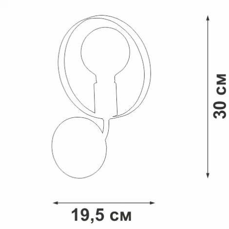 Бра V4379-0/1A Vitaluce (220V)