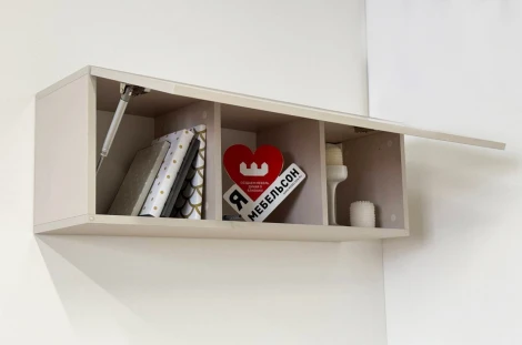 Доминика Шкаф навесной Mebelson (ЛДСП/Бежевый) арт.174983,3367