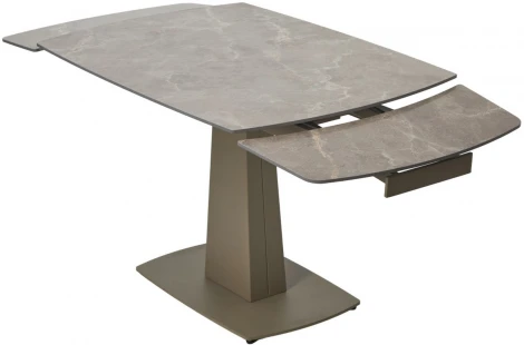 Стол M-City BALDE 140 MATT LATTE STONE SOLID CERAMIC / TAUPE