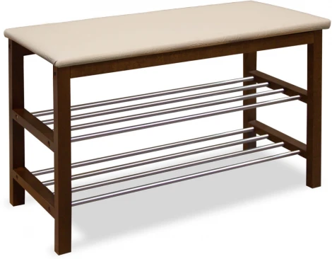 Банкетка SR-0628 темный орех/бежевый Sheffilton 6732998202