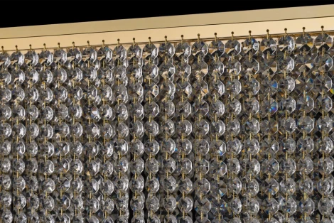 Подвесная люстра хрустальная Arti Lampadari Milano Milano E 1.5.120X30.502 G (220V, на тросе)