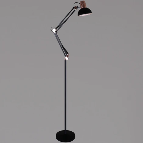 Торшер с выключателем Reluce 00880-0.6-01HV BK