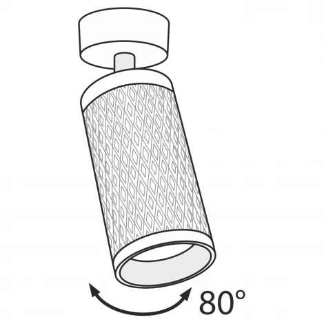 Потолочный светильник Focus Design GU10 1x50Вт Maytoni Technical C034CL-01B (220V, круглые)