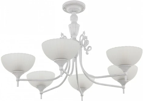 Потолочная люстра на штанге Arte Milano AM340049 340049/6 WT+SL (220V)