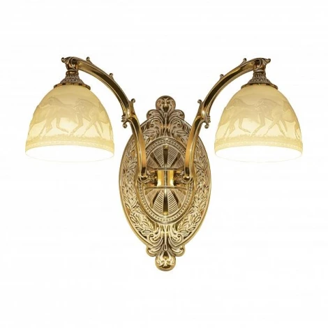 Бра Bohemia 7211 7211B12P/2/210 GW P1 D Horse