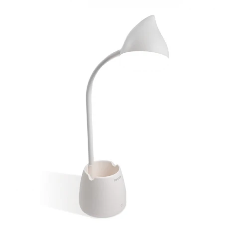 Настольная лампа Hat DSK213 PT 4.5W 40K W USB 02 Philips 929003241007