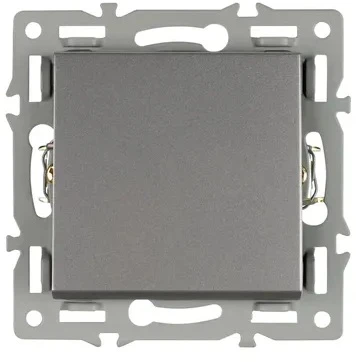 Механизм выключателя одноклавишный проходной SWT-MKP1-PL-GR (250V, 16A) (Arlight) 043716