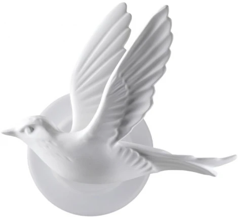 Настенный светильник Odeon Light Colombella 4341/3WL белый гипс IP20 LED 3W HIGHTECH (левый) (220V, птички)