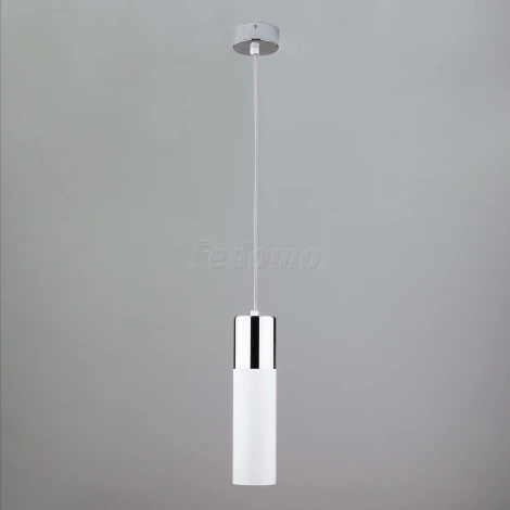 Подвесной светильник Eurosvet Double Topper 50135/1 LED хром/белый