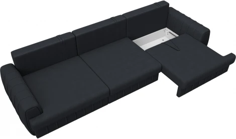 Диван прямой Лига-057 НПБ Лонг Лига Диванов (Замша) арт.129253