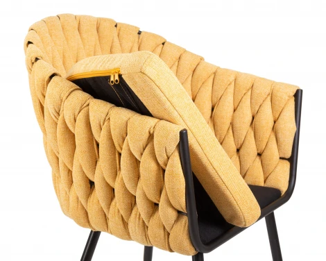 Стул обеденный MATILDA (жёлтая ткань (LAR 275-8))