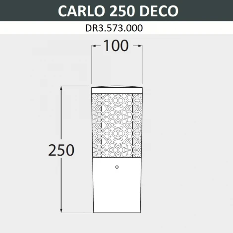 Наземный светильник Fumagalli Carlo Deco DR3.573.000.WXU1L (220V, круглые, IP55)