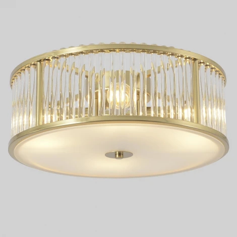Потолочный светильник круглый Crystal Lux Avenue AVENUE PL4 BRASS