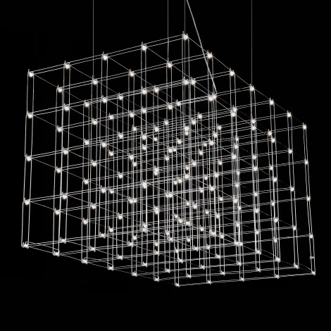 Подвесная люстра Quasar Cosmos Square LED pendant light ImperiumLoft 40,244 (252289-22)