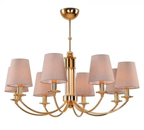 Подвесная люстра Crystal Lux Camila SP8 GOLD