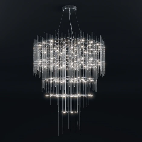 Подвесная люстра Bogate's Queen 91101 LED хром