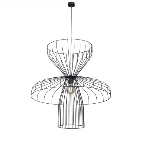 Подвесной светильник Vitaluce V4586-1/1S (220V, на проводе, круглые, клетка)