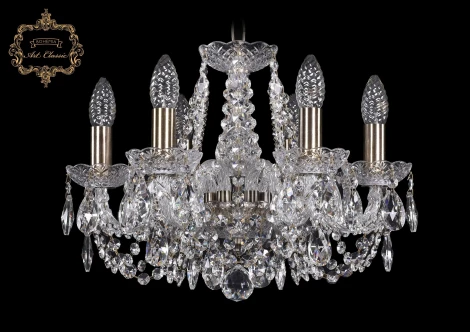 Подвесная люстра Art Classic 11.11 11.11.6.141.Br.Sp (220V, хрусталь, на цепи, подсвечник, свеча)