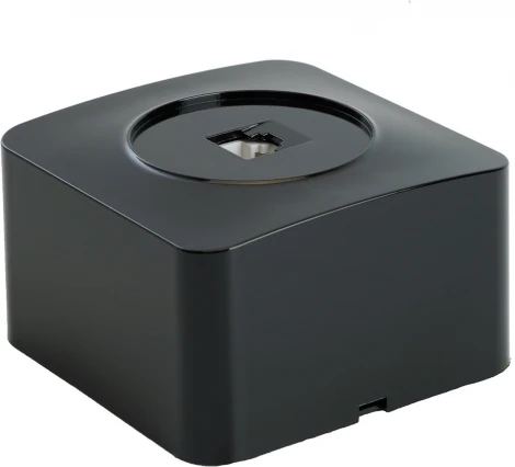 Розетка Ethernet RJ-45 (черный) Stekker София 49312