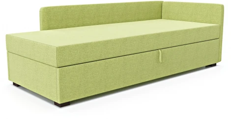 Диван-кровать Arsko Велес Угол правый рогожка зеленая