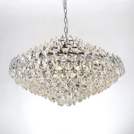Подвесная люстра хрустальная Modelux MODELUX ML.8861.24P CR