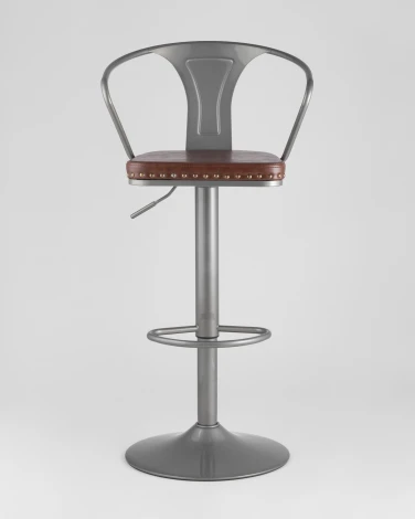 Стул барный Stool Group TOLIX ARMS SOFT серебристый УТ000001295