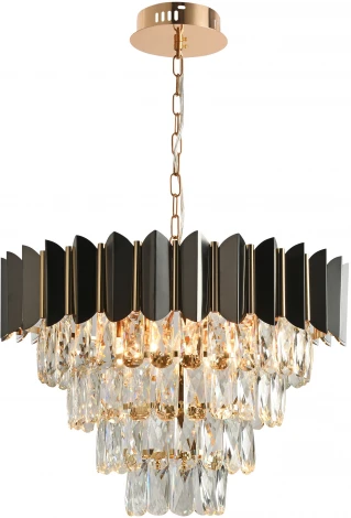 Подвесная люстра Natali Kovaltseva Darian Ii 81448/8C GOLD BLACK