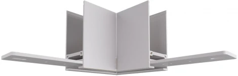 Угол-соединитель L-образный для подвесного/накладного/встраиваемого магнитного шинопровода Donolux Magic track L corner DLMW Sp (24V)