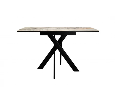 Стол DikLine DKB110, Керамика Venetian Brown Light глянец, опоры черные 00-00081184