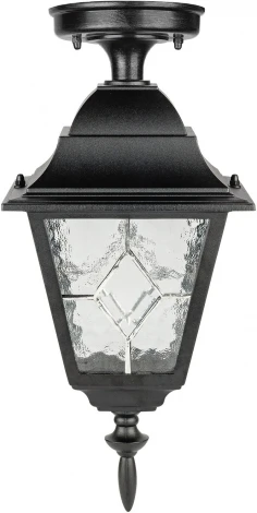 Потолочный светильник уличный Oasis Light QUADRO M lead GLASS 79905MAlgW Bl (220V, фонарь, IP44)