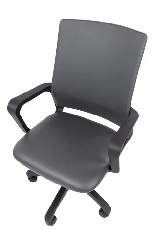 Офисное кресло Chairman 606 Россия экокожа серая 7215745