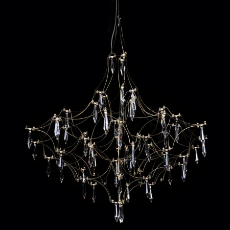 Подвесная люстра Loft It Mira 10259/800 Gold Asfour (LED, 220V, на тросе)