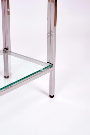 Консольный стол AllConsoles 1082-CS clear серебряный
