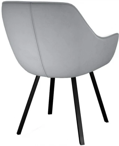 Стул 252 М поворотный, B22 GREY, ножки черные Dikline 00-00062313