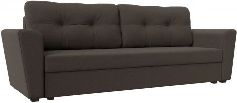 Диван прямой Амстердам Лайт (Коричневый/Рогожка) Лига Диванов арт.121133