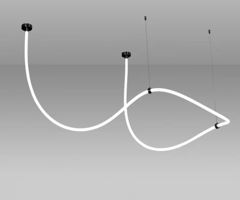 Подвесной светильник с гибким неоном Kink Light Венди 08031-400,19 (LED, 220V)
