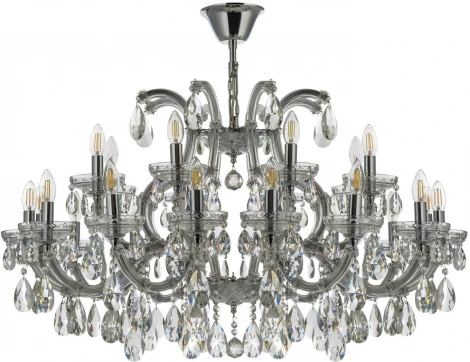 Подвесная люстра Dio D`arte Gloria Gloria E 1.1.24.600 N (220V, хрусталь, на цепи, подсвечник, свеча)
